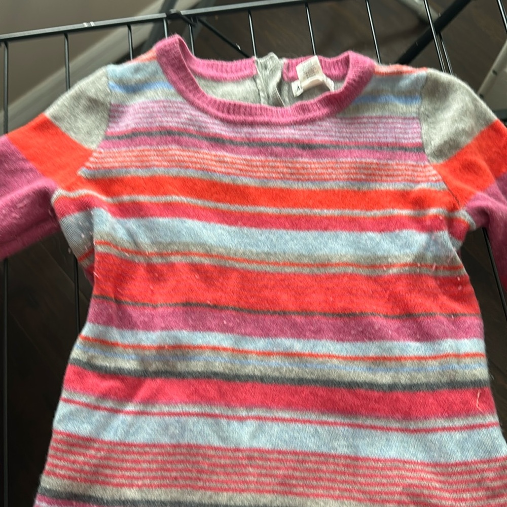 Colorful wool sweater